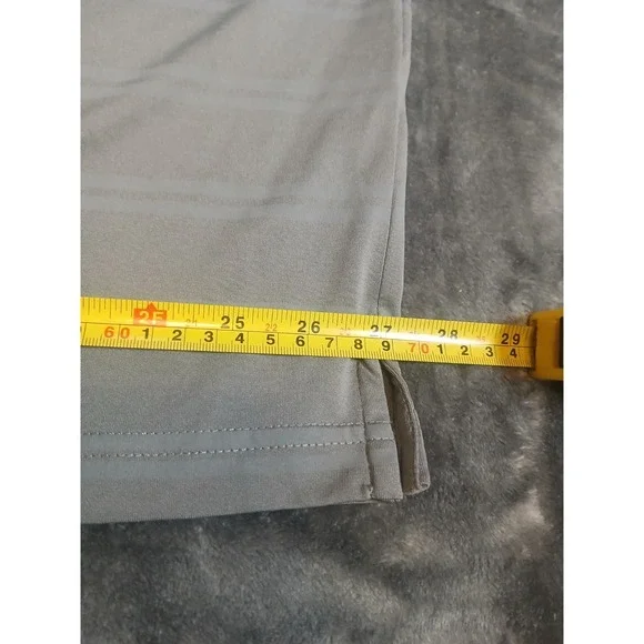 Callaway Opti-Dri Polo Mens XXL 2XL Gray Performance Striped Short Sleeve Shirt - Picture 7 of 10